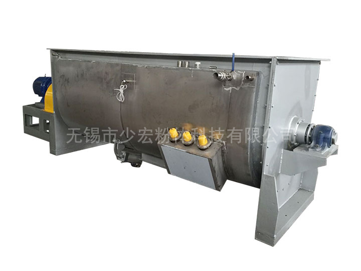 加熱幹燥臥式螺帶混合機